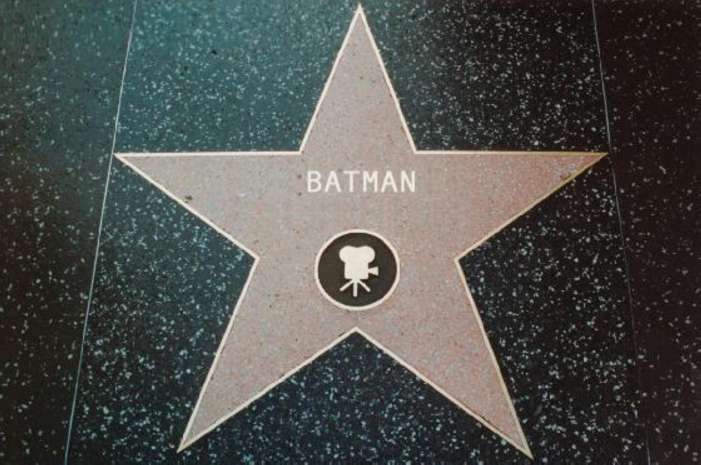 While Batman will be the first superhero to receive a star, he won't be the first fictional character to be awayred the honour. — Image generated on redkid.net