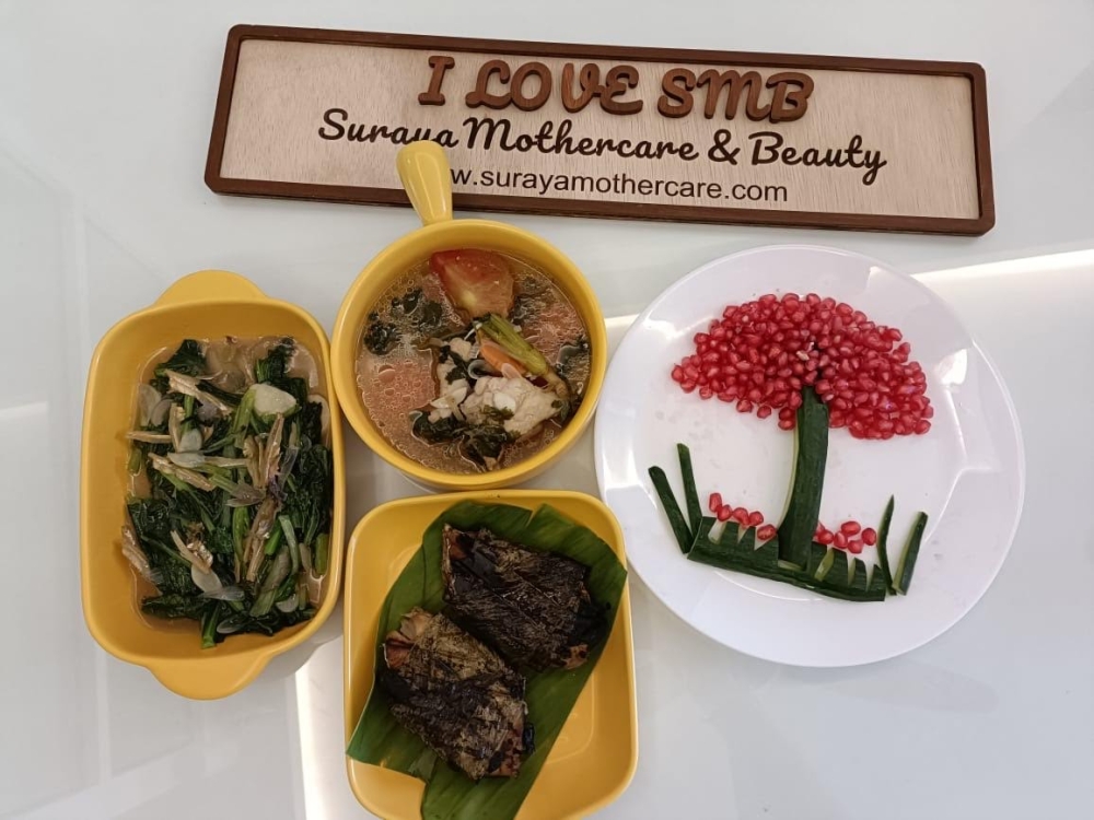 Doing away with olden day ‘pantang’ food, Suraya Mothercare and Beauty offers meals that help mothers in their recovery process. — Picture by Suraya Mothercare and Beauty