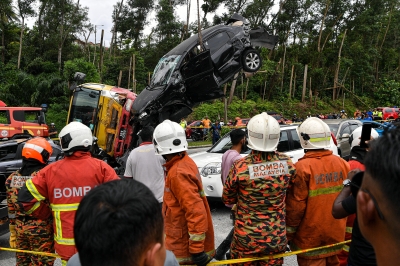 Seremban’s fatal 10-vehicle crash: One dead, numerous injured