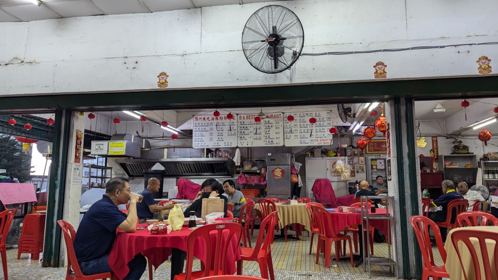 The restaurant is in the same space as Restoran B & Best. — Picture by Ethan Lau