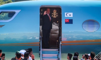 King departs for four-day state visit to China, his first since ascending throne 