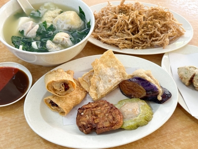 Kepong’s Ah Huat Yong Tau Foo is the place to go for freshly made ‘yong tau foo’ enhanced with chillies, pickled mustard, bacon and more