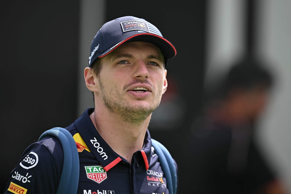 Red Bull Racing's Dutch driver Max Verstappen looks on before the first practice session ahead of the Formula One Singapore Grand Prix night race at the Marina Bay Street Circuit in Singapore on September 20, 2024. — AFP pic