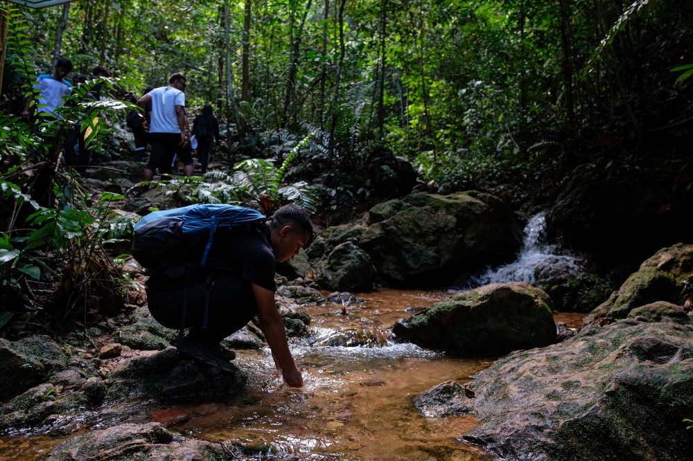 There are many hiking trails to the top that range from easy and relaxing for the novice to challenging for the experienced climber. — Bernama pic