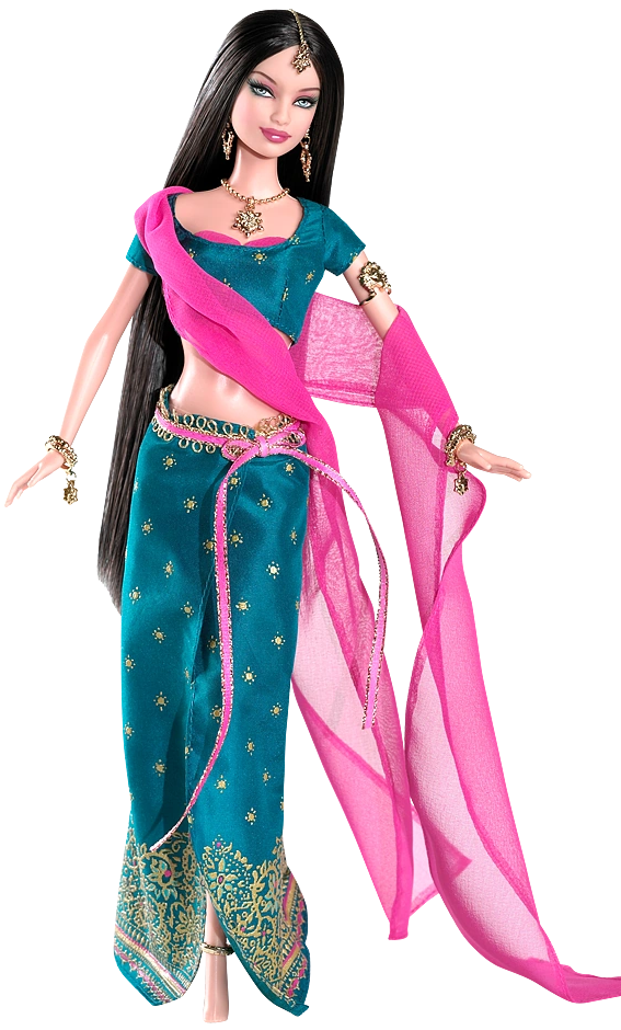 The 2006 Diwali Barbie. — Image from Mattel