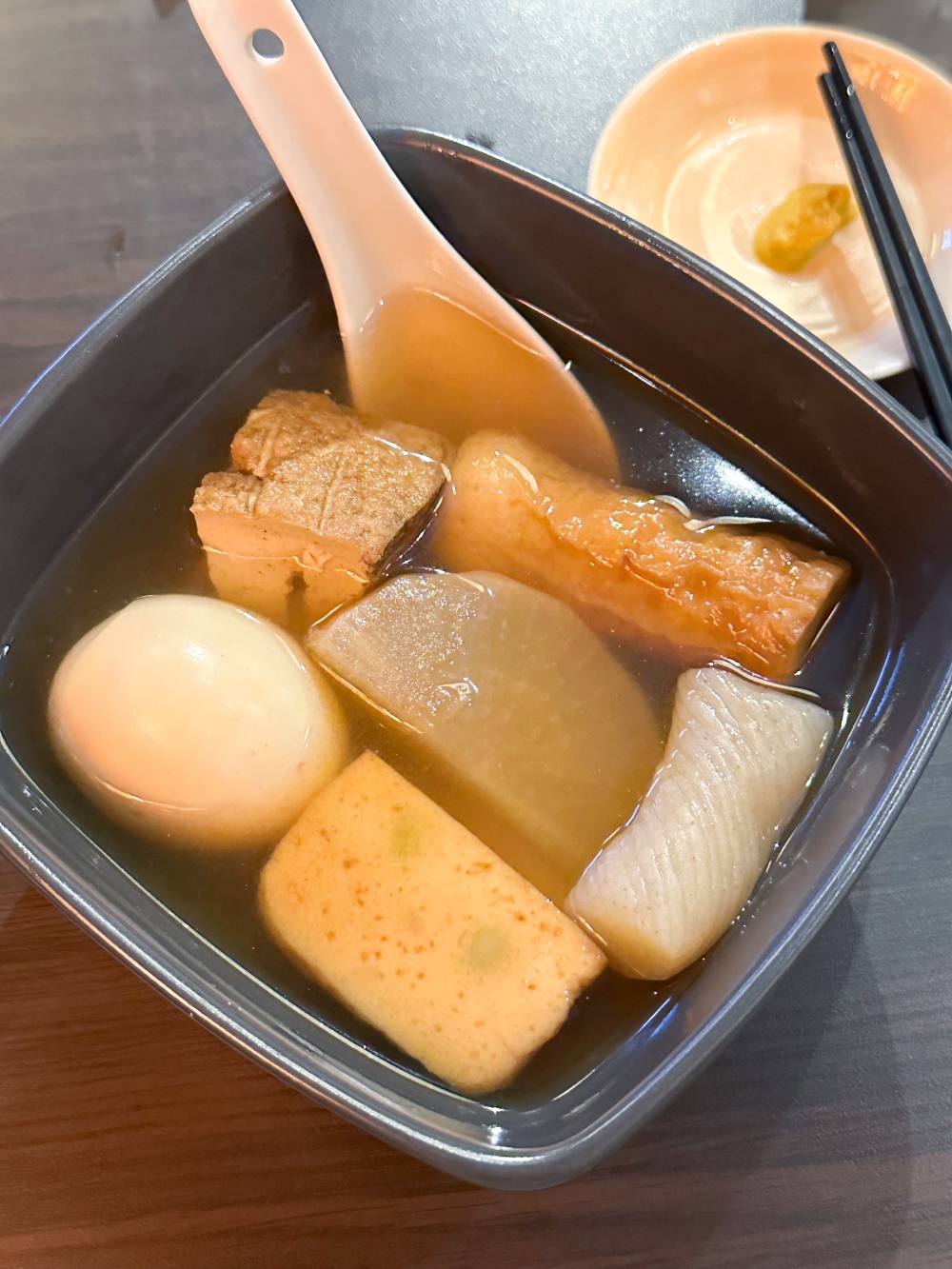 A bowl of ‘oden’ is perfect food with ‘yakitori’. — Picture by Lee Khang Yi