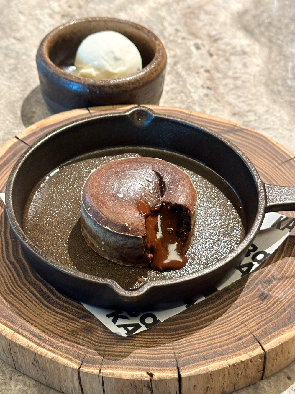 Chocolate Lava Cake is a classic with the oozing centre and smooth ice cream — Picture by Lee Khang Yi