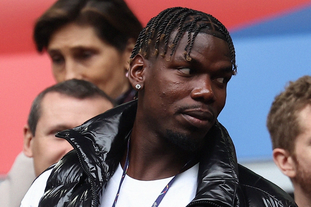 French midfielder Paul Pogba attends the UEFA Euro 2024 round of 16 football match between France and Belgium at the Duesseldorf Arena in Duesseldorf on July 1, 2024. — AFP pic