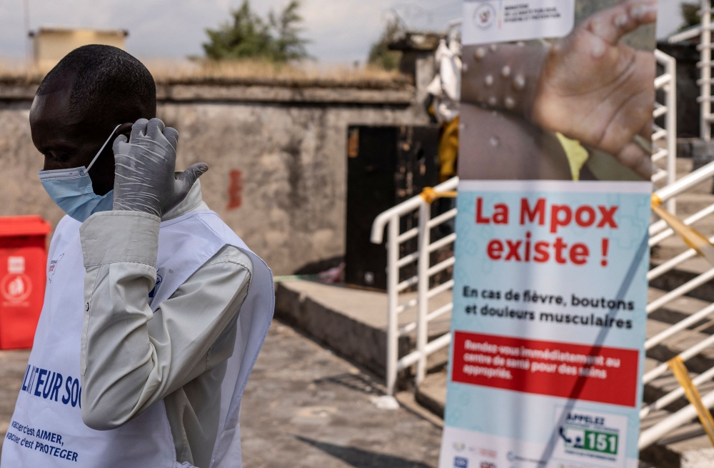 A Congolese health official prepares to administer mpox vaccinations, a key step in efforts to contain an outbreak that has spread from its epicentre, at a hospital in Goma, North Kivu province, Democratic Republic of Congo October 5, 2024. — Reuters/Stringer pic