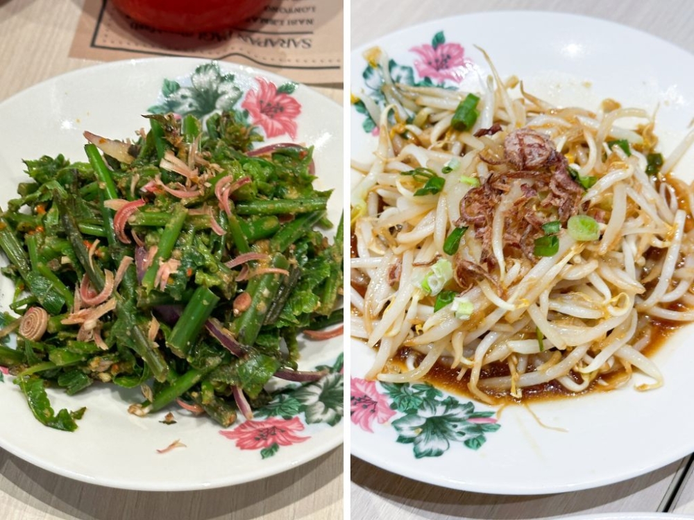 One of the dishes from the set includes the Kerabu Paku / Sayur Goreng or stir fried bean sprouts was simple but tasty. — Pictures by Lee Khang Yi