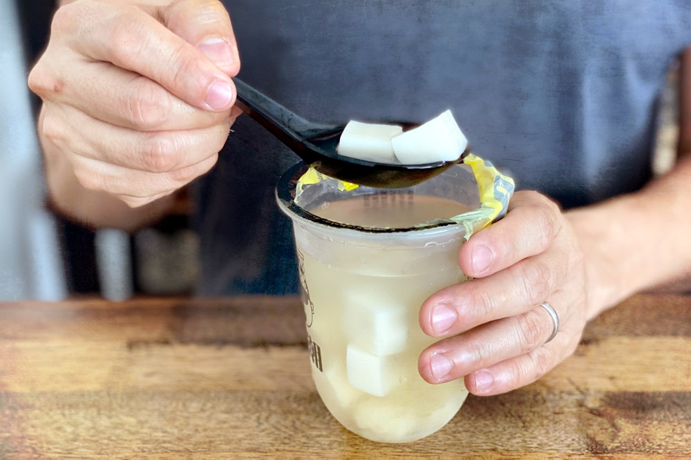 More texture with the refreshing tofu drink. – Picture by CK Lim