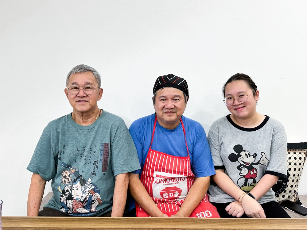 Xu Noodle House is a multi-generation business with Melaka roots run by (from left to right) Koh Yak Young, Kenneth Koh and Tiffany. — Pictures by Lee Khang Yi