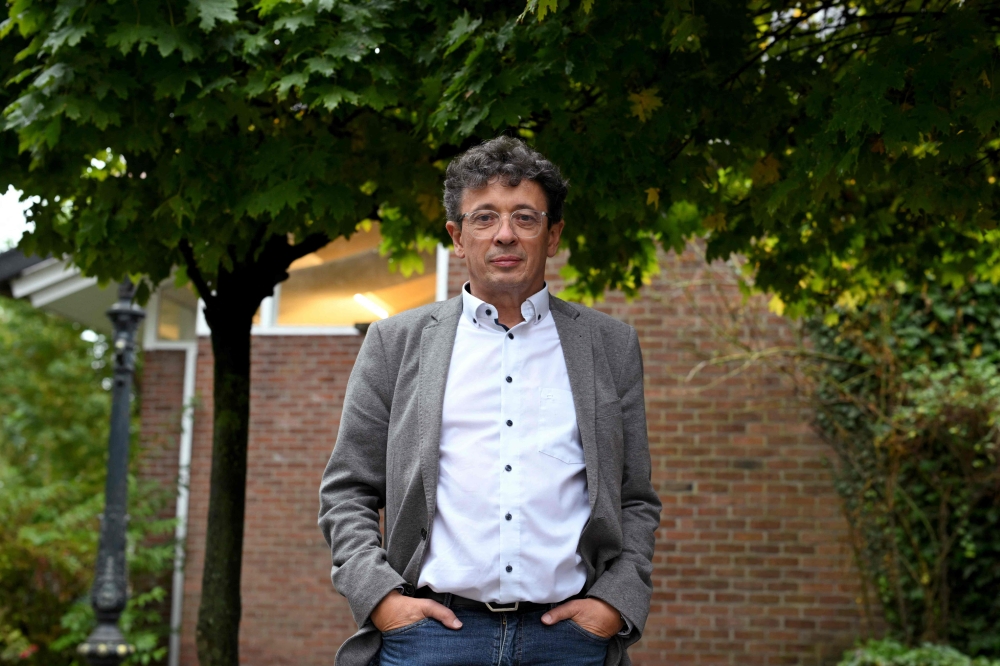 In this photograph taken on October 10, 2024 Belgian forensic doctor Philippe Boxho poses prior to a conference about his work in Blegny. — AFP pic