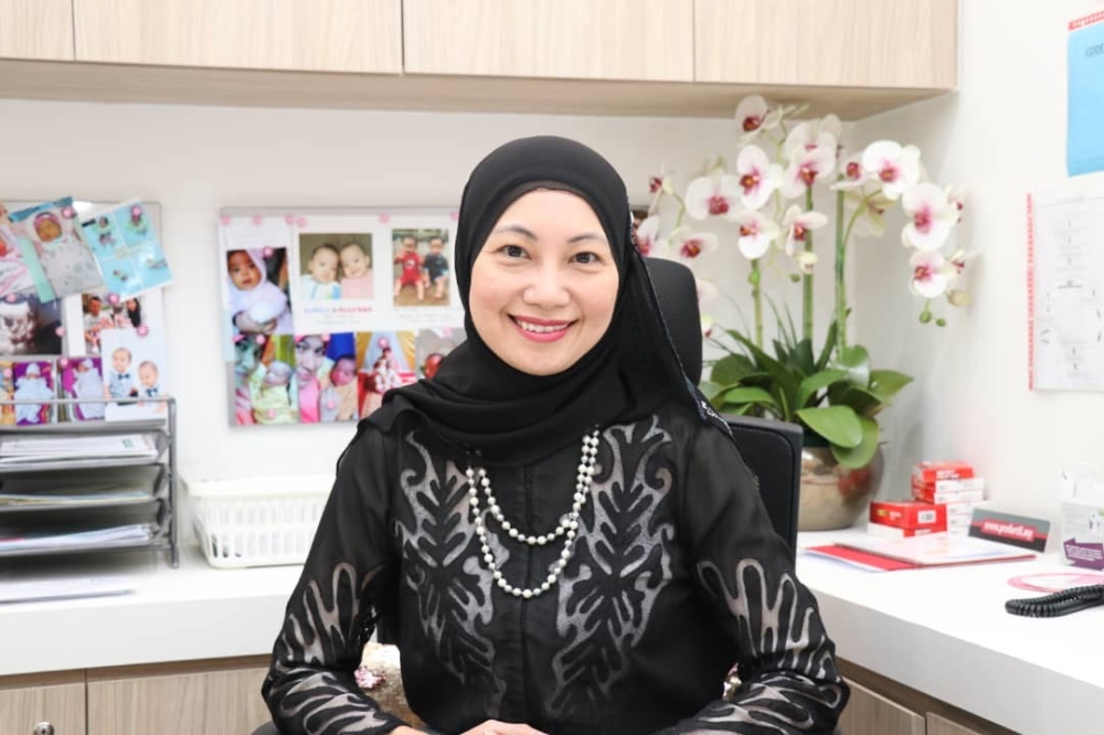 KL Fertility Centre fertility expert Dr Natasha Nor said the cost of IVF could range from RM12,000 to RM30,000 per cycle. — Picture courtesy of Dr Natasha Nor