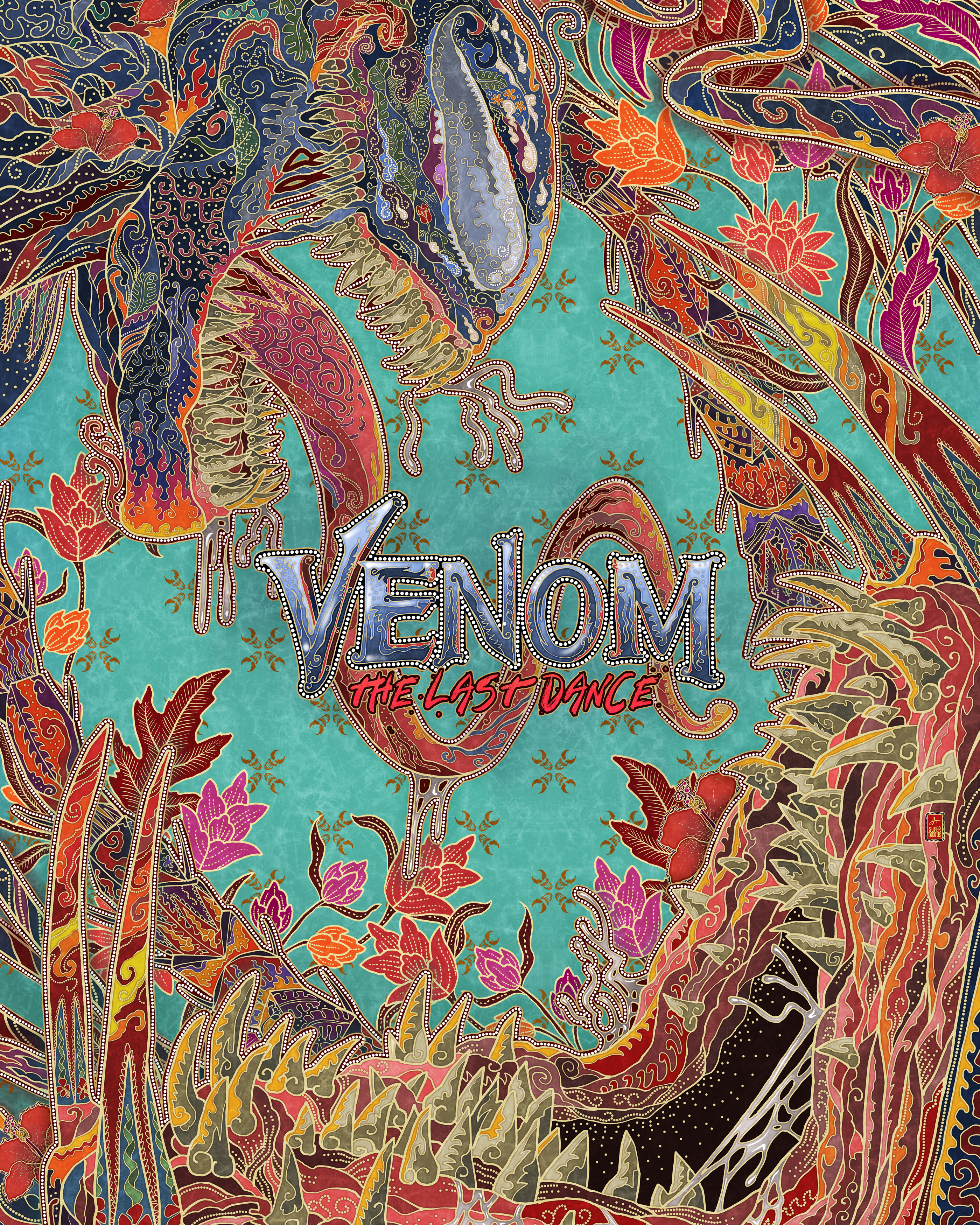 The Venom x Batik Inspired Art Series by Arif Rafhan. – Picture courtesy of Sony Pictures Malaysia