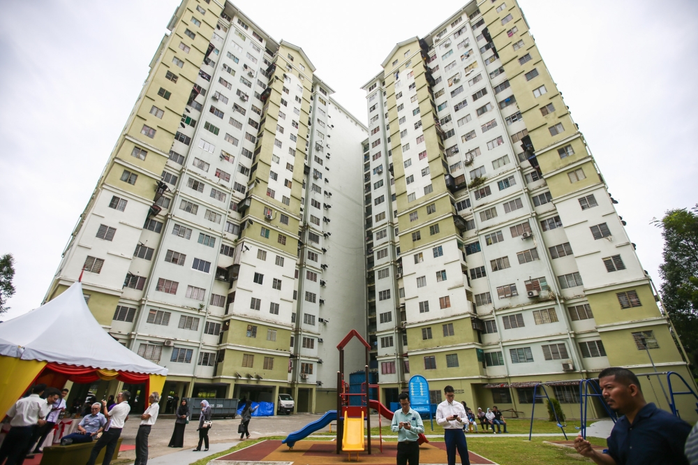 A file photograph shows a general view of the People’s Housing Project (PPR) in Kota Damansara on July 18,2023. — Picture by Ahmad Zamzahuri