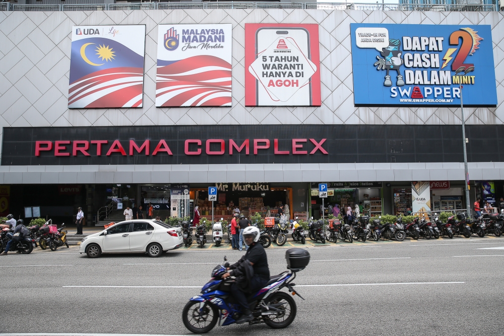 A general view of the Pertama Complex in Kuala Lumpur on October 2, 2024. — Picture by Yusof Mat Isa