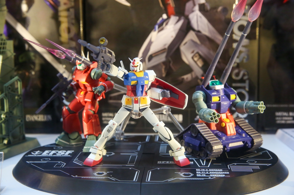 One of Tamashii Nations’ iconic and highly coveted figures: Gundam. — Photo by Choo Choy May