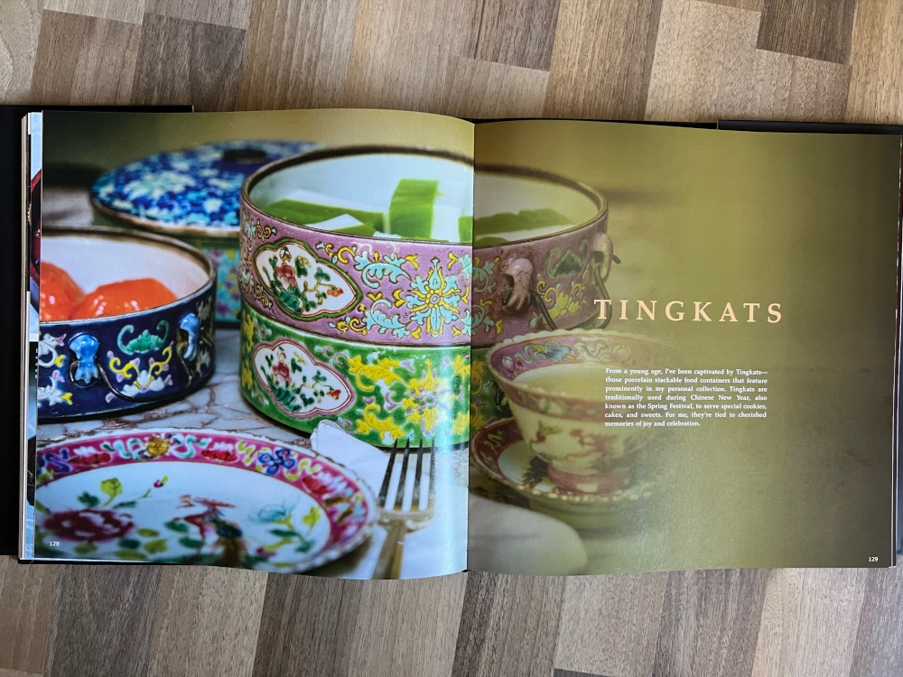 This is a 270-page book featuring Chris Ong’s porcelain and other antique collections. — Picture by Opalyn Mok 