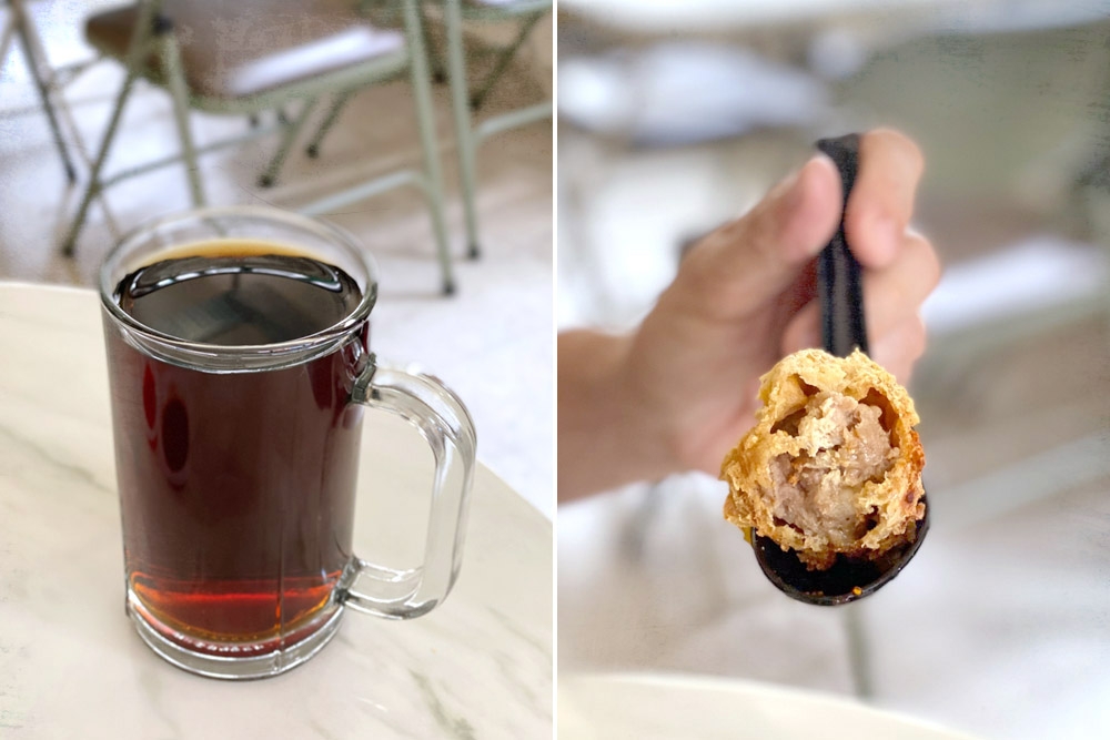 Homemade Luo Han Guo (left). No skimping on the stuffing (right). – Picture by CK Lim