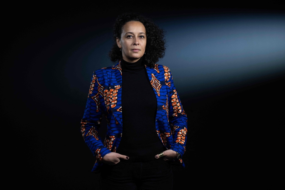 File picture of Franco-Rwandan writer Beata Umubyeyi Mairesse during a photo session in Paris, on December 22, 2023. The untold story of how around 1,000 children were rescued from Rwanda during the bloodiest and most chaotic days of its genocide is finally coming to light three decades after they were saved from the slaughter. — AFP pic 