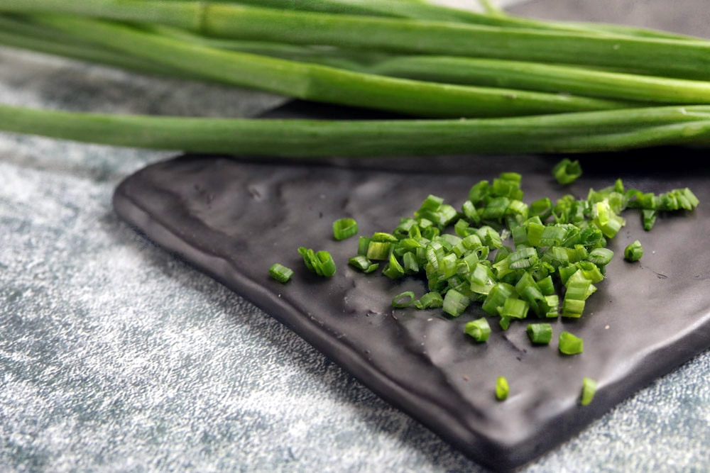 Finely sliced green onion. — Picture by CK Lim