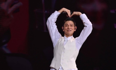 Hong Kong superstar Andy Lau’s Taipei concert scheduled for last night postponed to tomorrow due to Typhoon Kong-rey