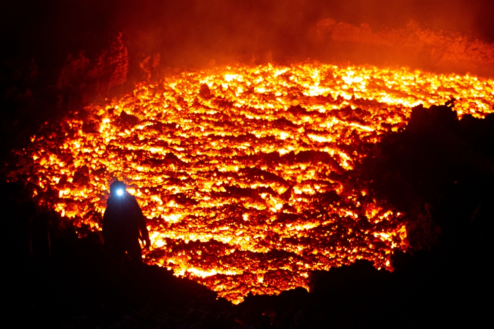 All the world’s volcanoes currently 'release less than one per cent as much carbon to the atmosphere as human activities.'