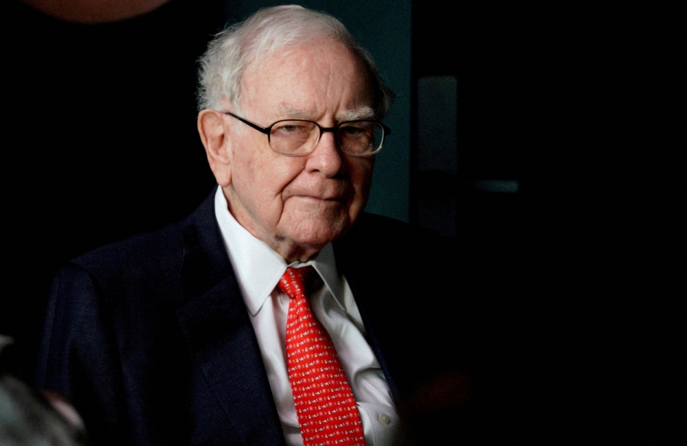 A file photograph shows Warren Buffett at the Berkshire Hathaway Inc annual shareholders' meeting in Omaha, Nebraska, US, on May 6, 2018. ― Reuters pic