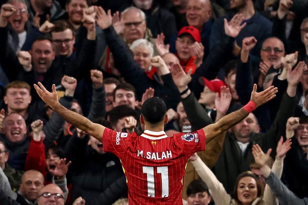 Mohamed Salah said he would never forget the feeling of scoring at Anfield “no matter what happens” after sending  Liverpool to the top of the Premier League with a superb winner in 2-1 victory against Brighton.— AFP