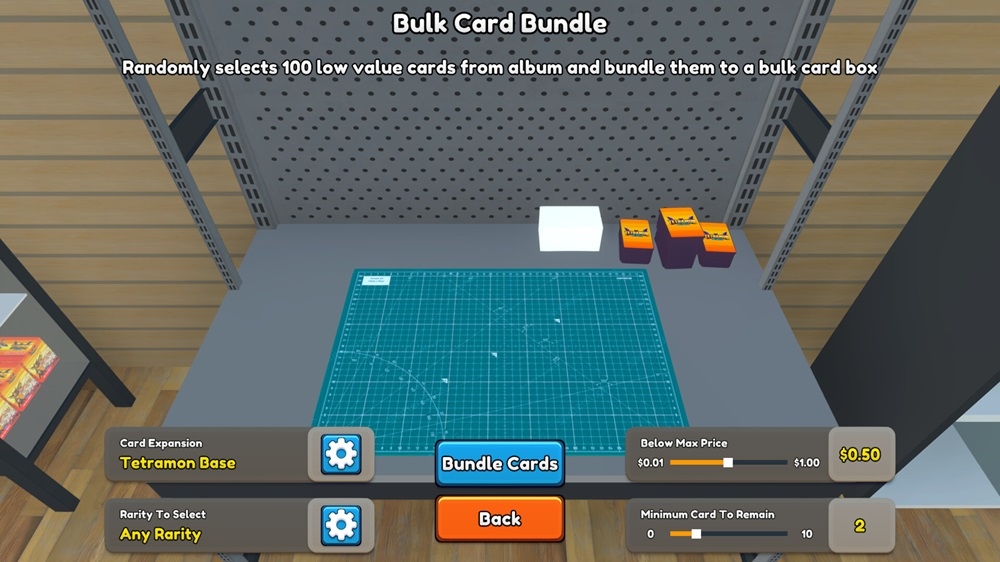 The gameplay is as simple as it gets — players roleplay the life of a trading card game shop owner where one can sell card booster packs to earn money and build their own card shop business. — Picture via Steam/TCG Card Shop Simulator