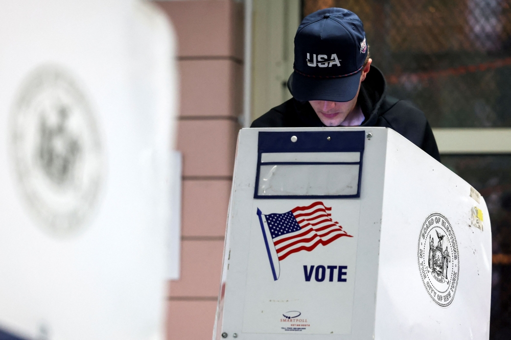 Since the 2020 election, Michigan has instituted early in-person voting for the first time and begun permitting jurisdictions with more than 5,000 people to begin processing and tabulating mail ballots eight days before Election Day. — Reuters pic