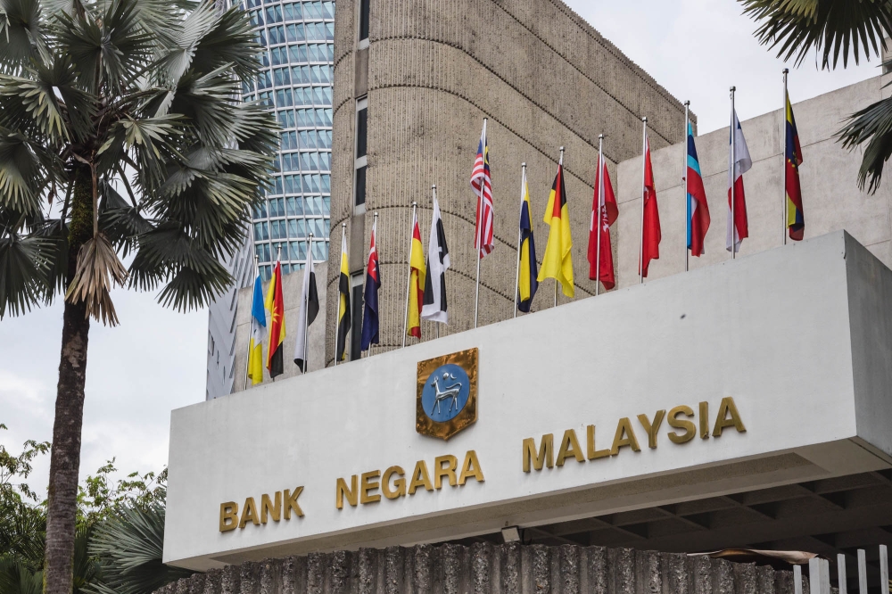 Bank Negara kept its benchmark interest rate unchanged today, in line with market expectations. — Picture by Firdaus Latif