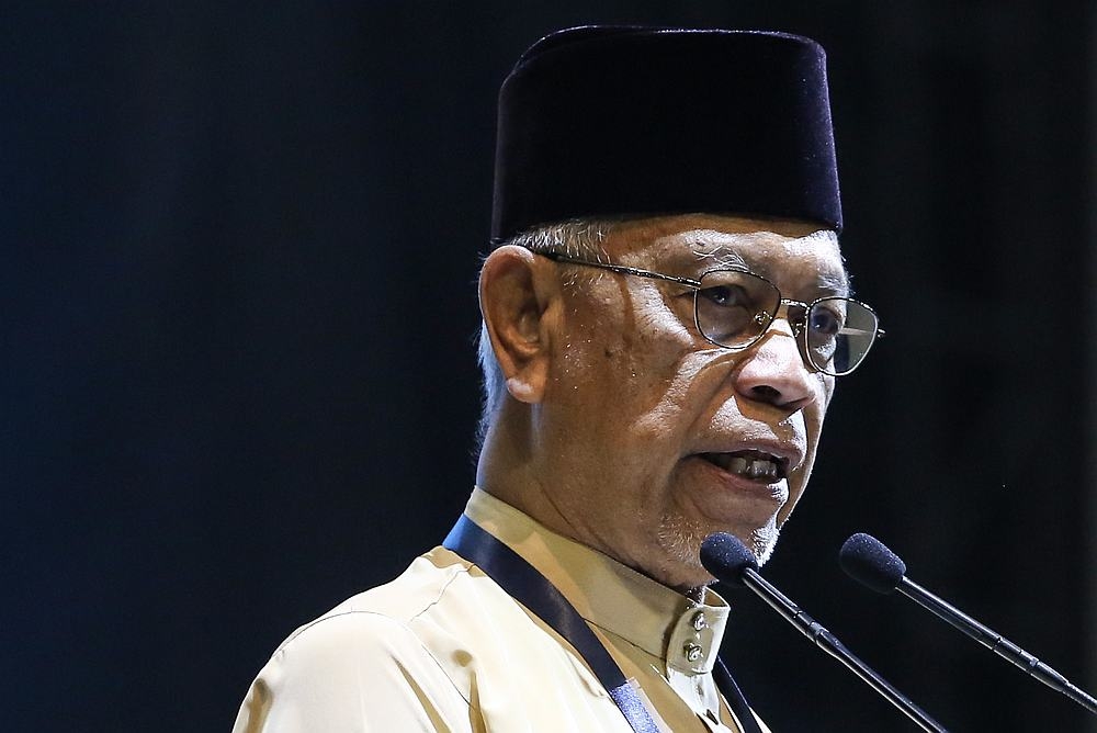 A file photograph shows Prof Datuk Zainal Kling speaking at the Malay Dignity Congress in Shah Alam October 6, 2019. — Picture by Mohd Yusof Mat Isa