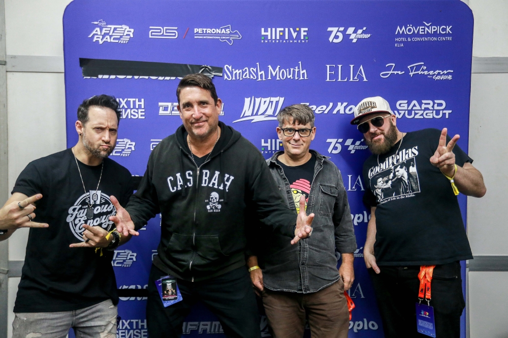 Smash Mouth performed in Malaysia for the first time at the After Race Fest 2024 at the Helipad, Petronas Sepang International Circuit on November 3. — Picture by Sayuti Zainudin