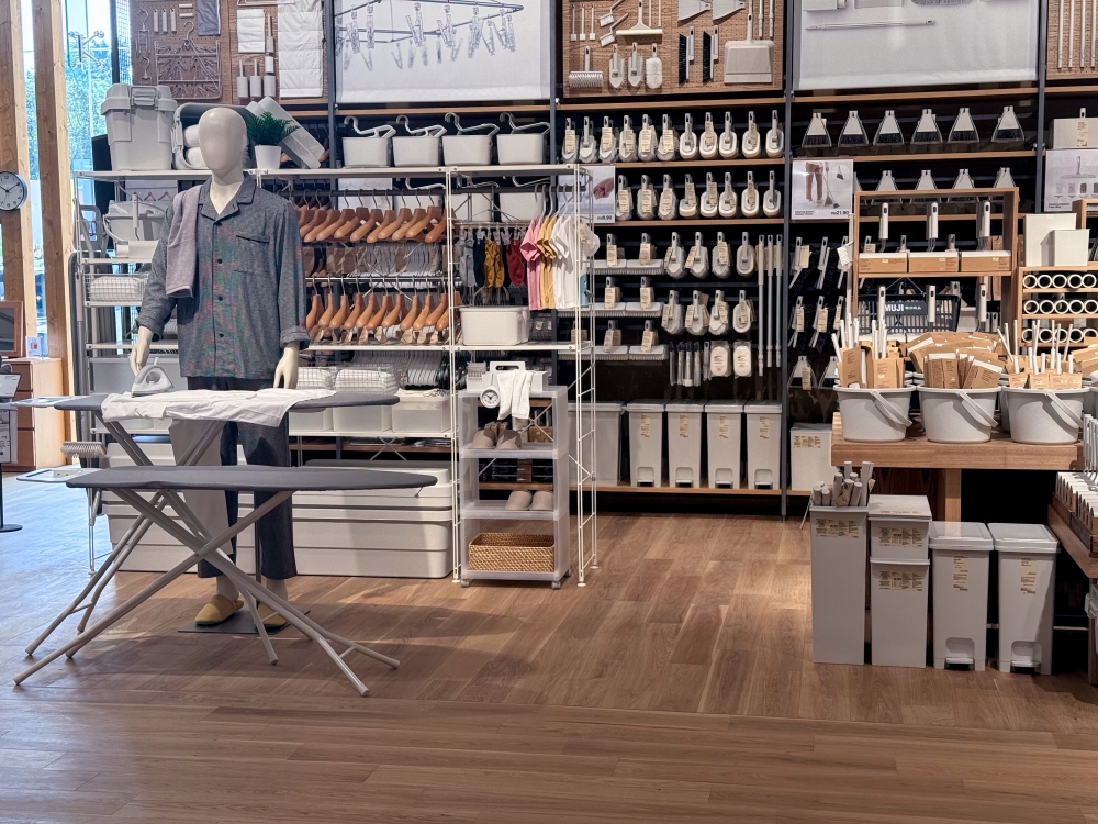 Muji sticks to its design philosophy in the new Sunway Pyramid store. — Picture by Erna Mahyuni