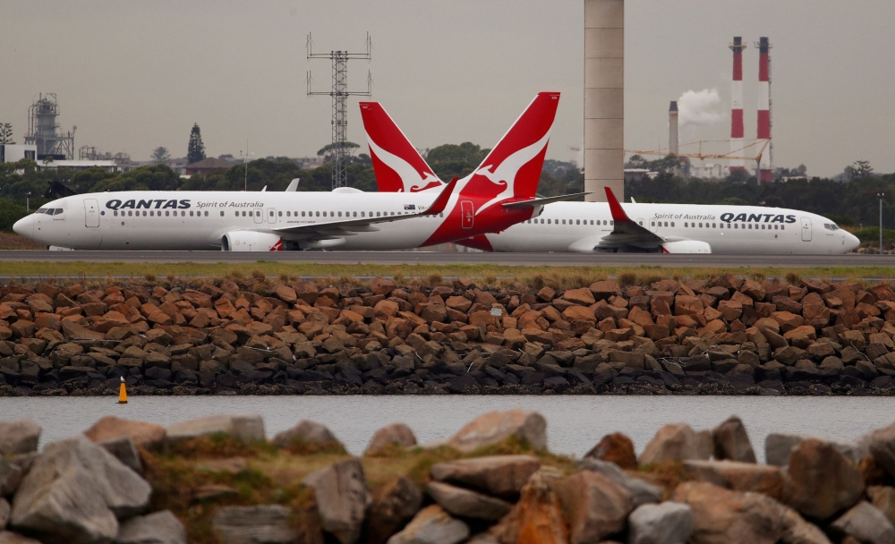 File photo of a Qantas Boeing 737-800. — Reuters