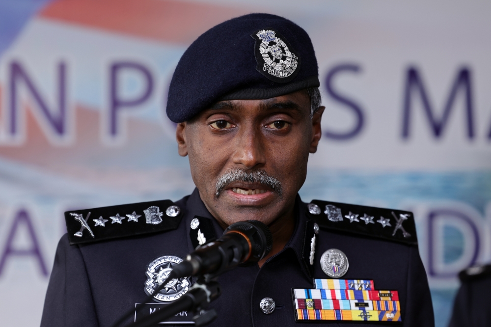 Johor police chief M. Kumar said he will continue to carry out his duties and responsibilities as usual. — Bernama pic