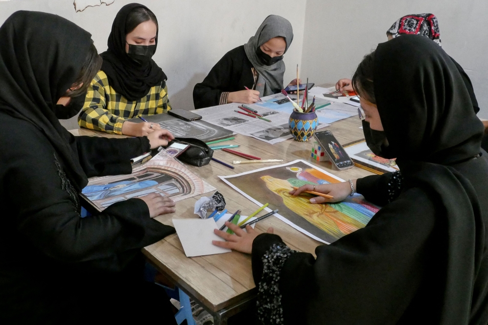 Afghan media based outside the country and international outlets have in recent weeks reported a ban on women hearing other women’s voices, based on an audio recording of the head of the Ministry for the Propagation of Virtue and the Prevention of Vice (PVPV), Mohammad Khalid Hanafi, about rules of prayer. — AFP pic