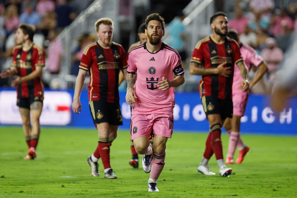 Lionel Messi's MLS Cup dreams were dashed as Inter Miami suffered a 3-2 first-round playoff loss to Atlanta United. — AFP pic 