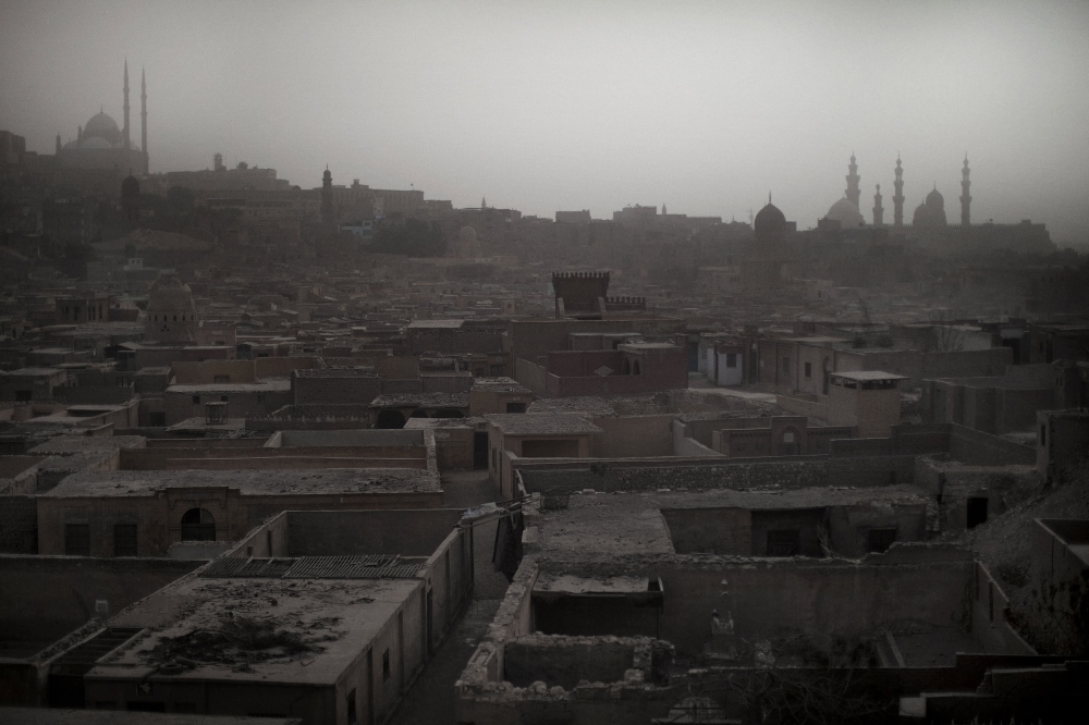 This picture shows a view of an old cemetery in Cairo on February 15, 2011. — AFP pic