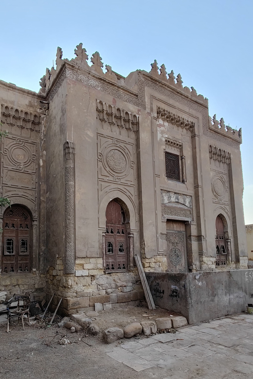 The tomb of the el-Meligui family stands prior to its demolition in a historic Cairo cemetery that will be partially razed to accommodate the growing mega-city, on November 6, 2024. — AFP pic