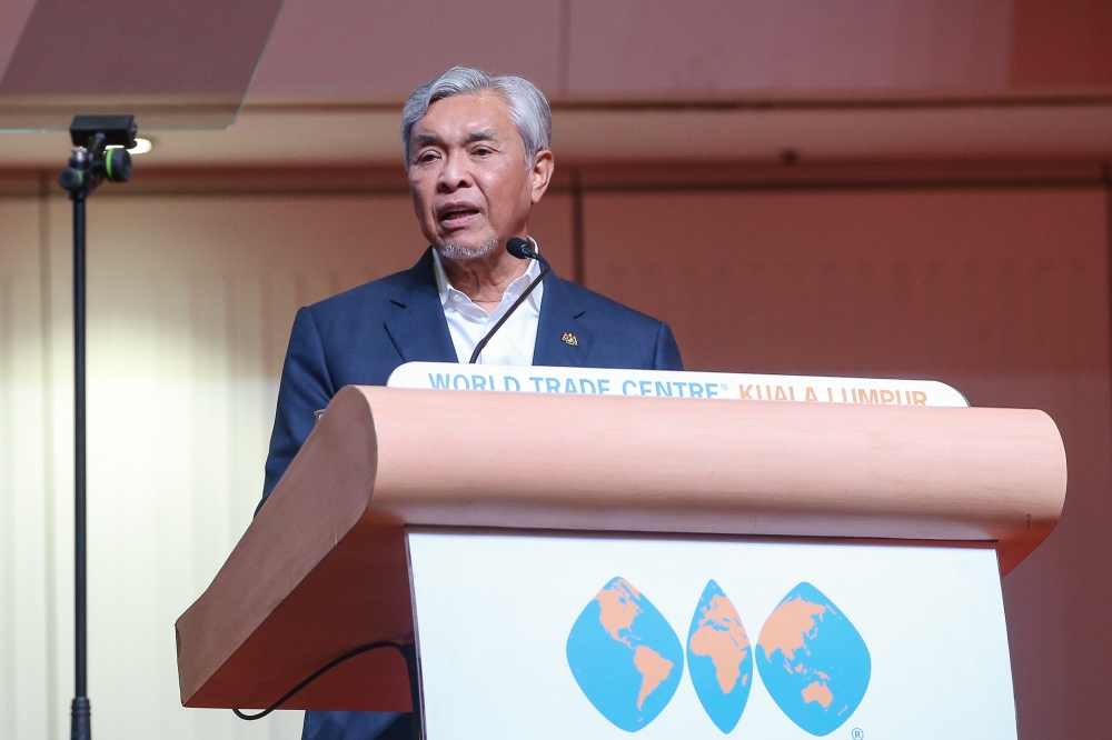 Ahmad Zahid, who is the National TVET Council chairman, hopes that the achievement by the Port Dickson Polytechnic will inspire other TVET institutions in the country to continue innovating and striving for greater excellence. — File picture by Yusof Mat Isa