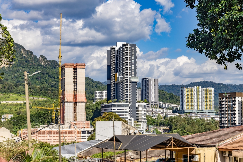 A general view of the residential buildings in Taman Melawati on November 1, 2024. — Picture by Firdaus Latif