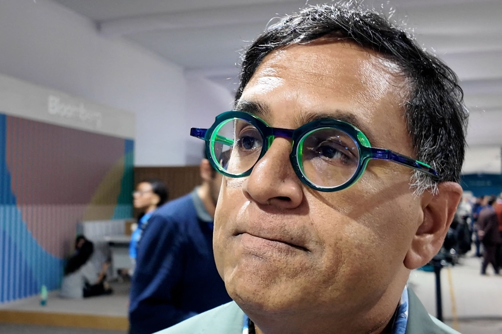 Avinash Persaud, special climate adviser to the president of the Inter-American Development Bank, attends the United Nations Climate Change Conference (COP29) in Baku on November 16, 2024. — AFP pic