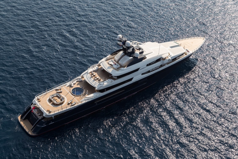 Previously known as ‘Equanimity’ then ‘Tranquillity’, ‘Draak’ has undergone several refits and has seen the 300 ft luxury yacht come into possession of one of the wealthiest billionaires in the world. — Picture courtesy of Oceanco