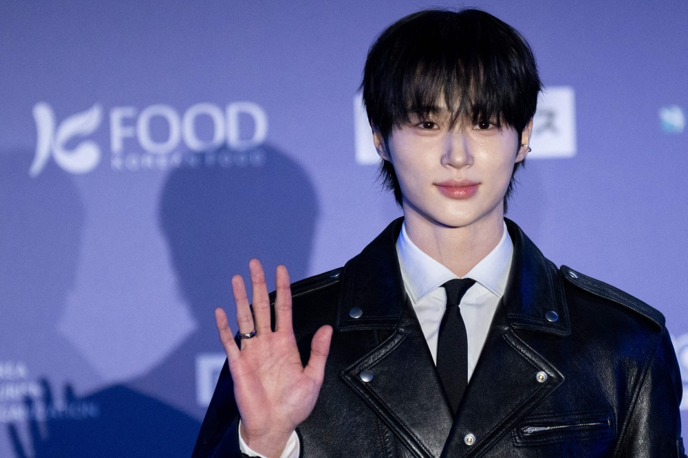 South Korean actor Byeon Woo-seok arrives on the red carpet to attend the 2024 MAMA Awards in Osaka November 22, 2024. — AFP pic