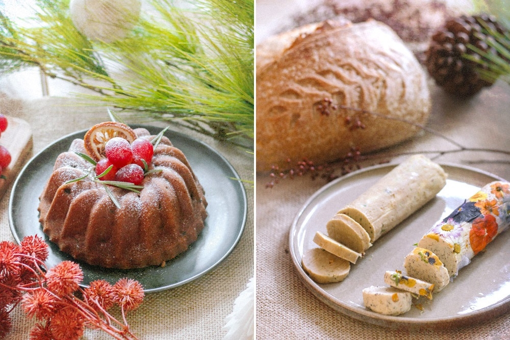 Liminal’s Rum & Raisin Bundt Cake (left) and ⁠Bread & Butter Bundle (right). — Pictures courtesy of Liminal