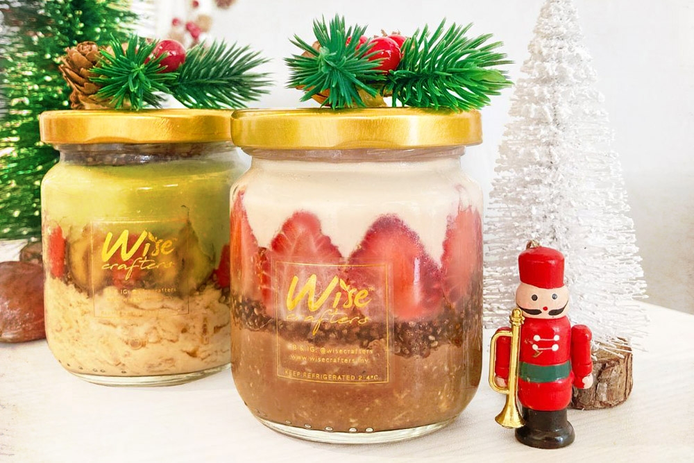 For Christmas this year, Wise Crafters has introduced their Tofumisu Parfaits. — Picture courtesy of Wise Crafters