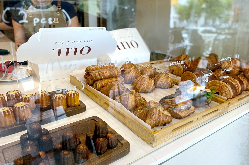 The very tempting pastry display. — Picture by CK Lim